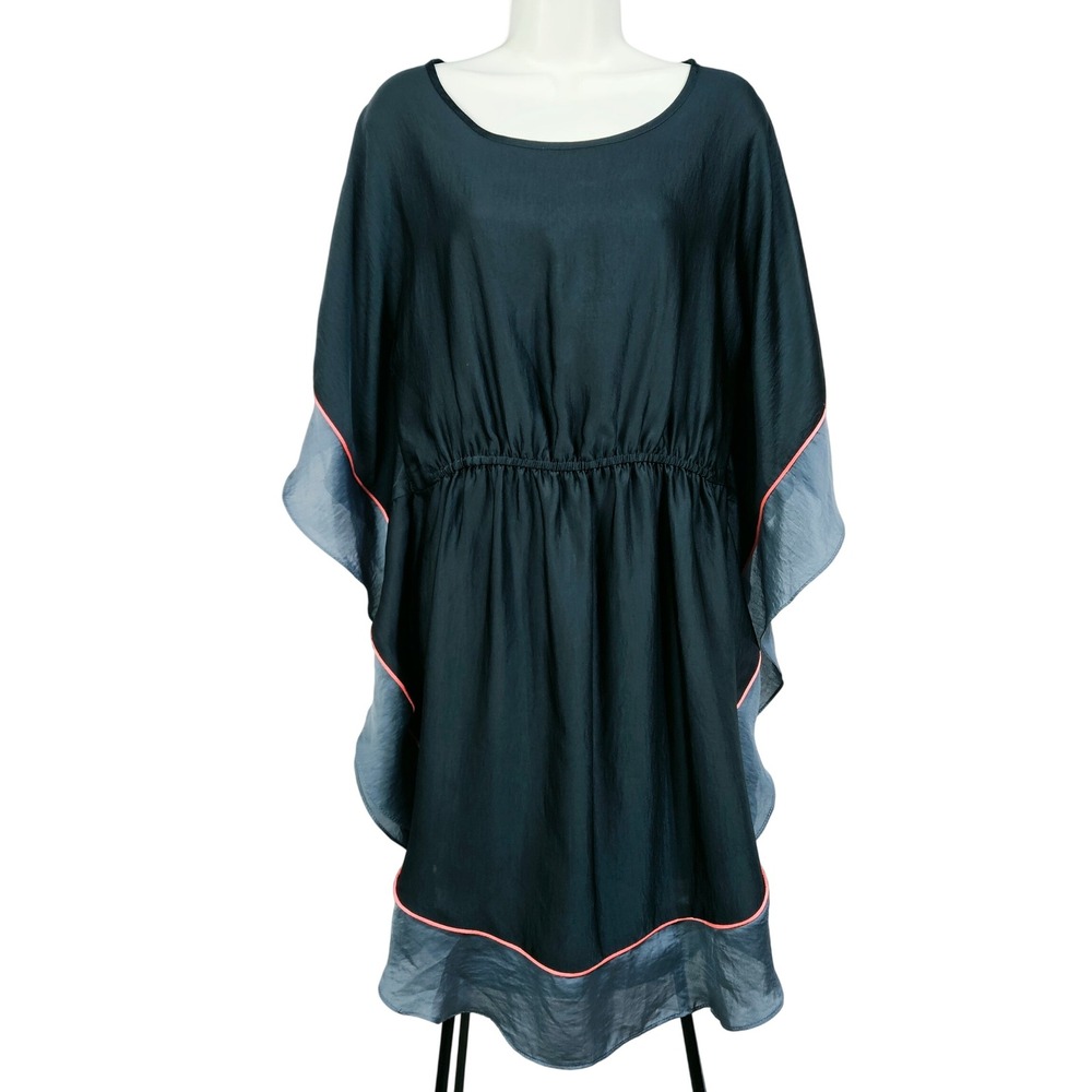 Thread Gray Kaftan Dolman Sleeve Dress Large NWT Resort Boho Chic Cover-up